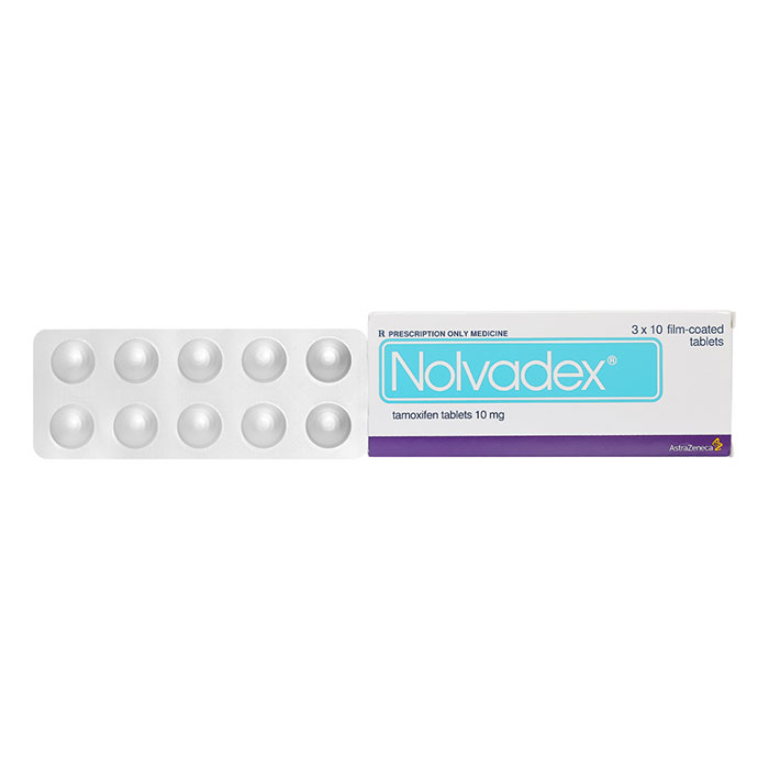 Nolvadex 10mg Astra Zeneca 3 vỉ x 10 viên