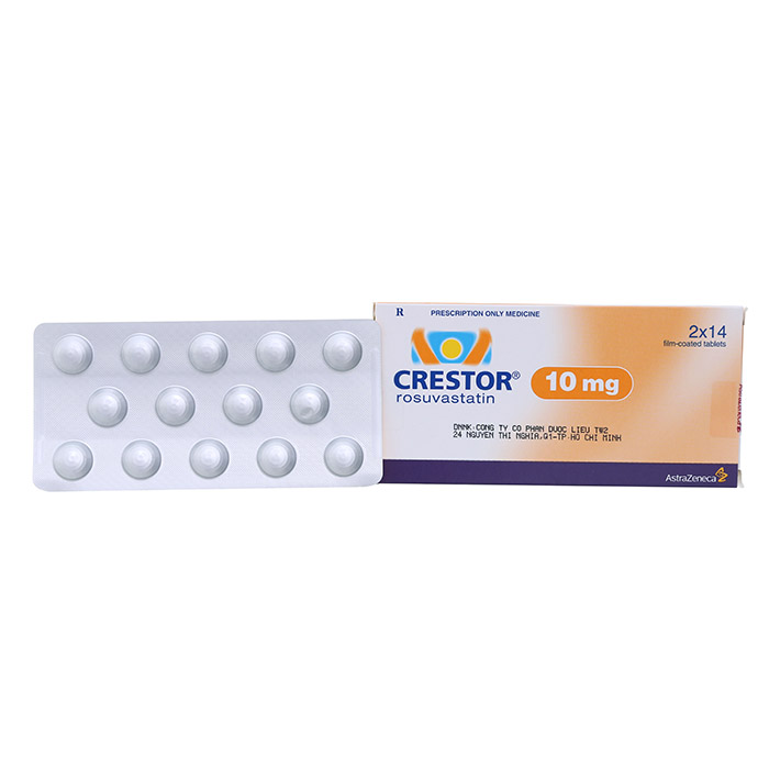 Thuốc trị mỡ máu Astra Zenenca Crestor 10mg 28 viên