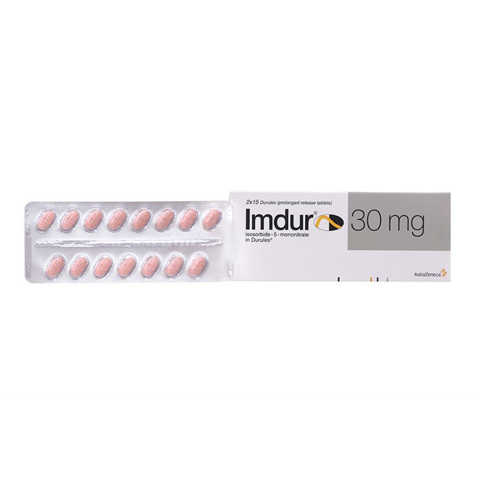 Imdur 30mg Astra Zeneca (30 viên) - Thuốc điều trị đau thắt ngực