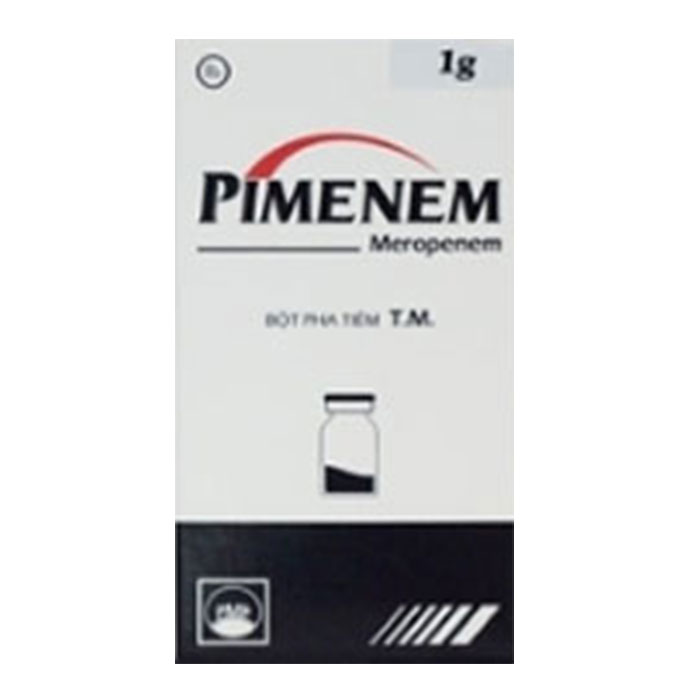 Thuốc kháng sinh PMP Pimenem 1g 1 Lọ