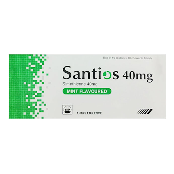 Thuốc tiêu hóa PMP Santios 40mg 100 Viên