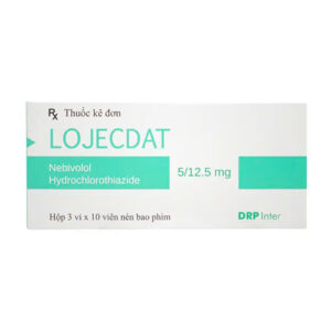 Lojecdat 5mg/12,5 mg (Hộp 3 vỉ x 10 viên) - Điều trị tăng huyết áp vô căn