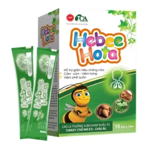 Hebee Hota (Hộp 15 gói) - Hỗ trợ giảm triệu chứng của cảm cúm, viêm họng