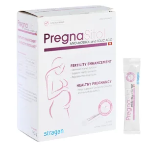 Pregnasitol Stragen (60 gói) - Hỗ trợ điều hòa chu kỳ kinh nguyệt, tăng khả năng thụ thai