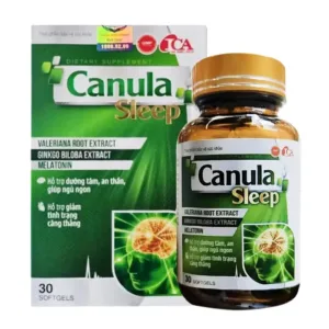 Canula Sleep (30 viên) - Hỗ trợ dưỡng tâm an thần, giúp ngủ ngon, ngủ sâu giấc