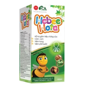 Hebee Hota (Hộp 1 chai 120ml) - Siro ho hỗ trợ giảm các triệu chứng của cảm cúm