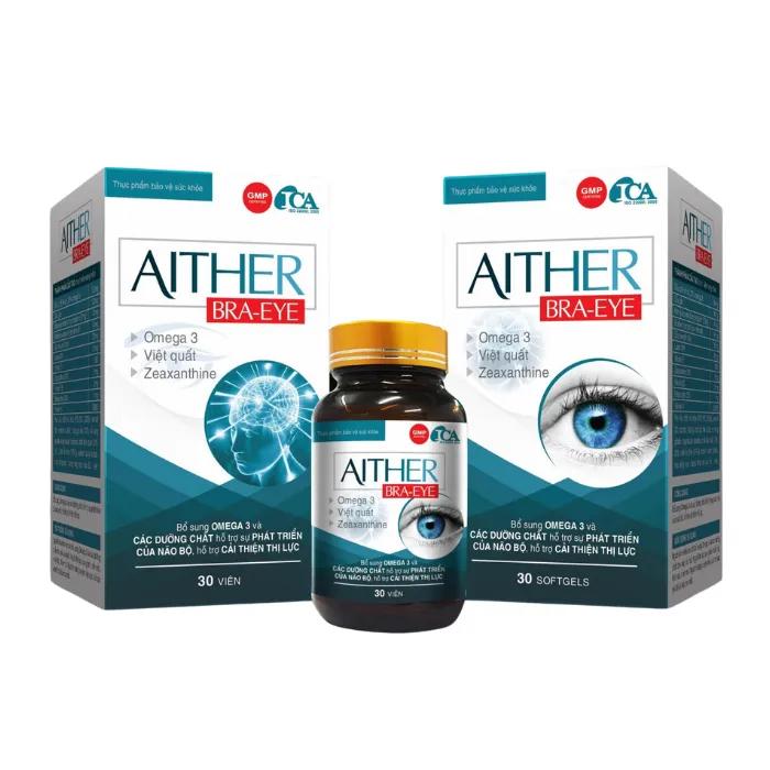 Aither Bra-eye (Hộp 1 lọ 30 viên) - Giúp tăng cường thị lực