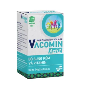 Vacomin ActiZ (Hộp 6 vỉ x 10 viên) - Viên uống bổ sung kẽm và vitamin