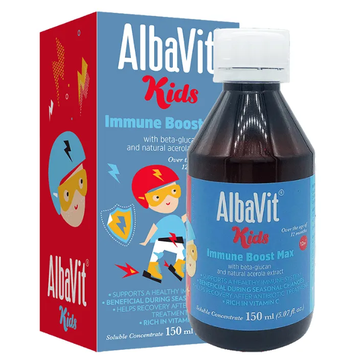 Siro Albavit Kids Immune Boost (150ml) - Hỗ trợ tăng đề kháng