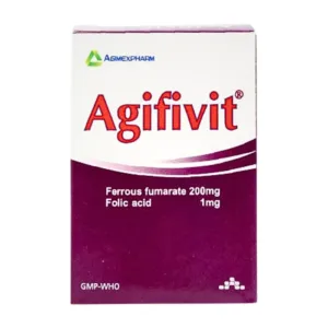 Agifivit (10 vỉ x 10 viên) - Phòng và điều trị bệnh thiếu máu do thiếu sắt, thiếu acid folie