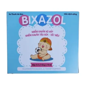 Bixazol (hộp 4 vỉ x 5 ống x 10ml) - Điều trị nhiễm khuẩn hô hấp, tiêu hóa, tiết niệu