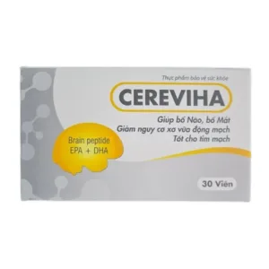 Cereviha (Hộp 30 viên) - Giúp bổ Não, bổ Mắt, hỗ trợ tim mạch