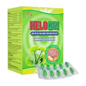 Helogin (Hộp 60 viên) - Tăng cường tuần hoàn, lưu thông máu não