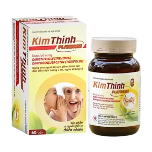 Kim Thính Platinum (Hộp 1 lọ x 60 viên) - Giảm ù tai, tăng cường thính giác
