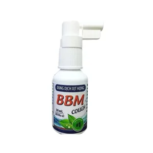 BBM Cough (Hộp 1 lọ 30ml) - Hỗ trợ cải thiện phản xạ ho do cảm lạnh
