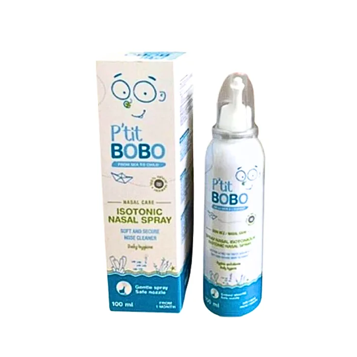 Ptit bobo isotonic nasal spray (Hộp 1 lọ x 100 ml) - Làm sạch khoang mũi