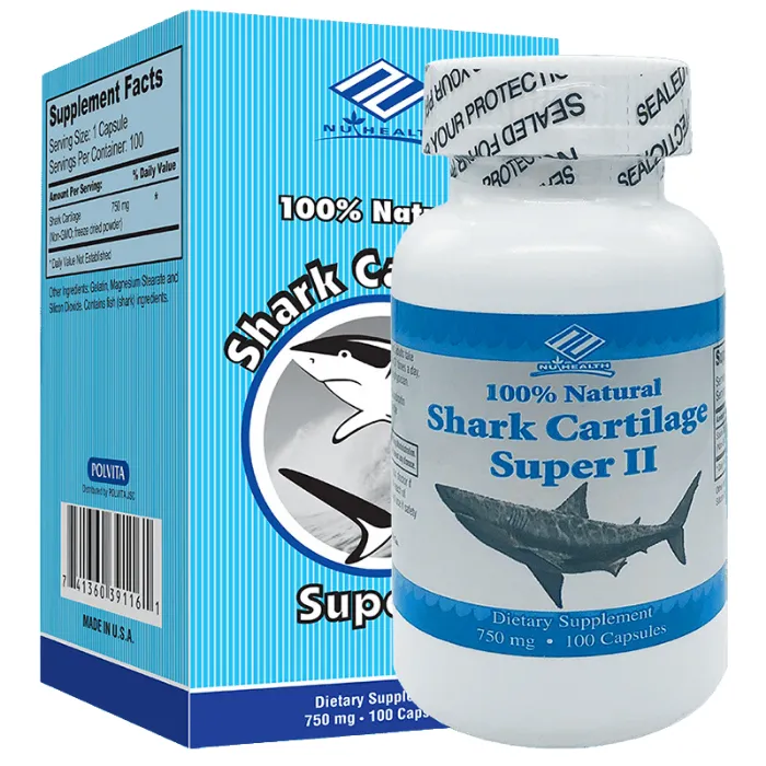 Costar Shark Cartilage 750mg (Hộp viên) - Sụn cá mập tăng dịch khớp, ngừa thoái hóa khớp
