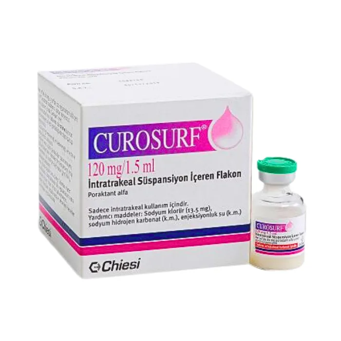 Curosurf 120mg/1,5ml (Hộp 1 lọ 1,5ml) - Điều trị hội chứng rối loạn hô hấp
