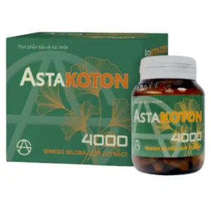 ASTAKOTON 4000 (Hộp 1 lọ x 90 viên) - Điều trị đau đầu, chóng mặt, ù tai, suy giảm trí nhớ