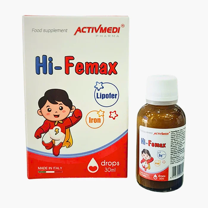 Hi Femax Lipofer sắt hữu cơ - Bổ sung dạng nhỏ giọt cho bé