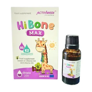 Hibone Max Activmedi - Bổ sung vitamin D3, K2, Omega3 cho bé