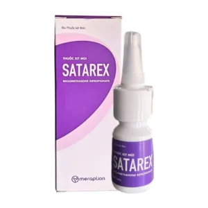 Satarex Meraplion (xịt 150 liều) - Thuốc xịt mũi, trị viêm mũi dị ứng