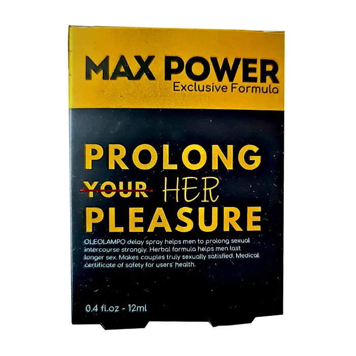 Max Power Oleo Lampo (12ml)