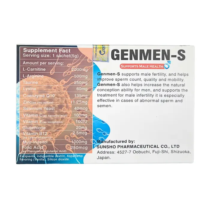 Genmen-S (Hộp 30 góix 5g)
