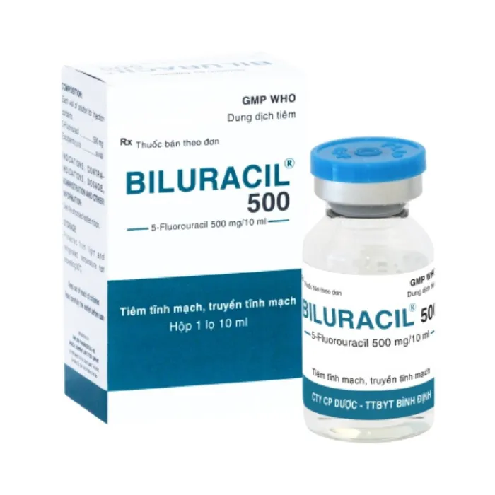 Biluracil 500mg/10ml (chai 10ml) - Điều trị carcinom vú, dạ dày