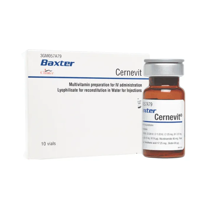 Cernevit (Hộp 10 lọ) - Bổ sung vitamin và khoáng chất