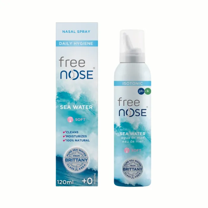 FREE NOSE (Hộp 1 chai 120ml) - Điều trị viêm mũi họng, viêm mũi tắc nghẽn