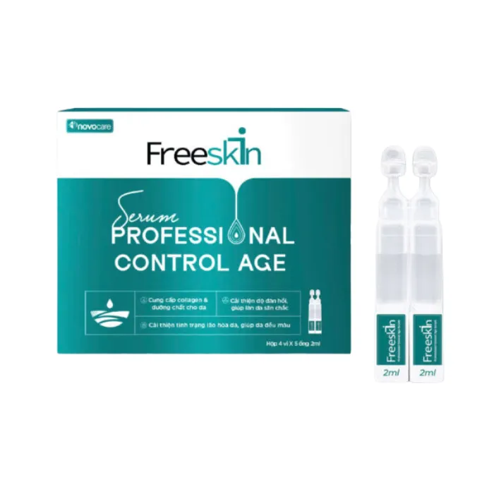Serum Freeskin Professional Control Age (Hộp 20 ống x 2ml) - Chống lão hóa