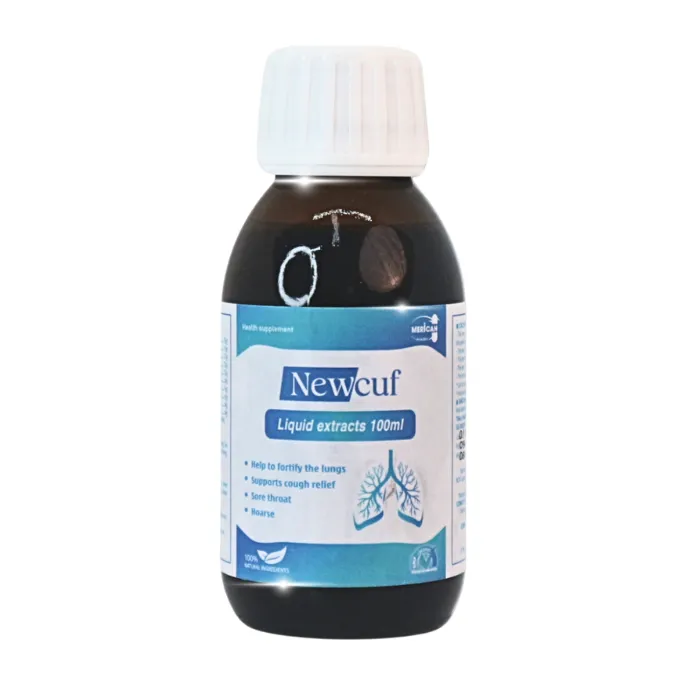 New Cuf (Lọ 100ml) - Siro hỗ trợ bổ phế kháng viêm, giảm ho, hen, giảm đau rát họng cho trẻ từ 2 tuổi