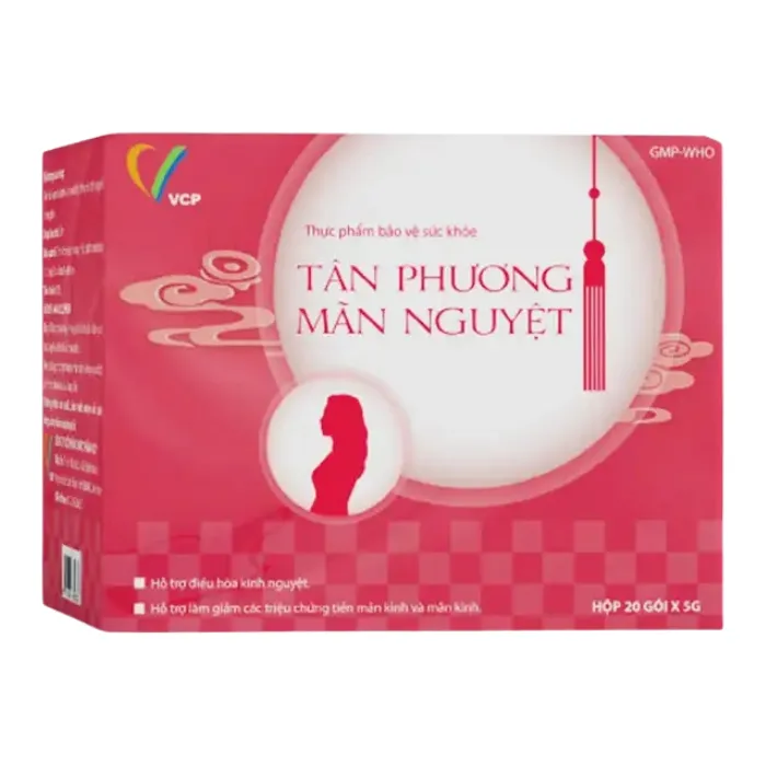 Tân Phương Mãn Nguyệt VCP (20 gói x 5g) - Hỗ trợ điều hoà kinh nguyệt
