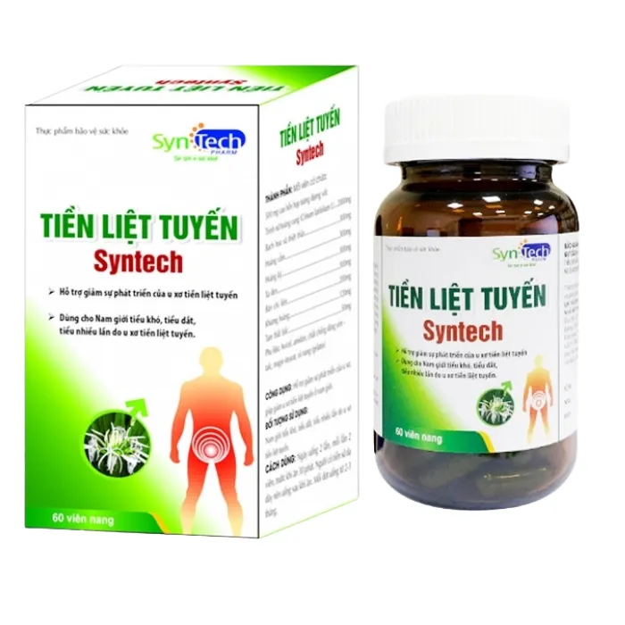 Tiền Liệt Tuyến Syntech (60 viên) - Hỗ trợ sự phát triển của u xơ, giúp giảm u xơ tiền liệt tuyến ở nam giới