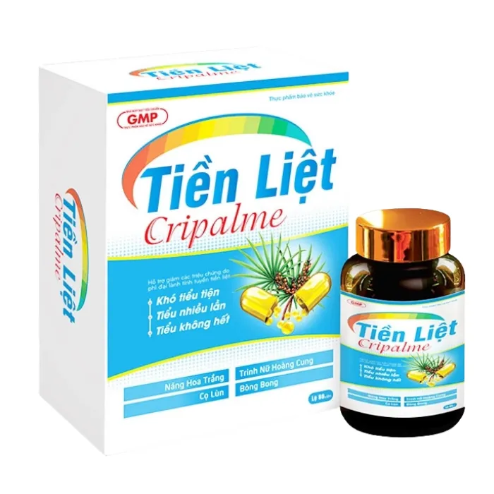 Tiền liệt cripalme (hộp 1 lọ 60 viên) - Hỗ trợ điều trị phì đại tiền liệt tuyến