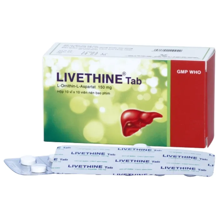 Livethine 150mg Bidiphar (10 vỉ x 10 viên) - Điều trị viêm gan, xơ gan