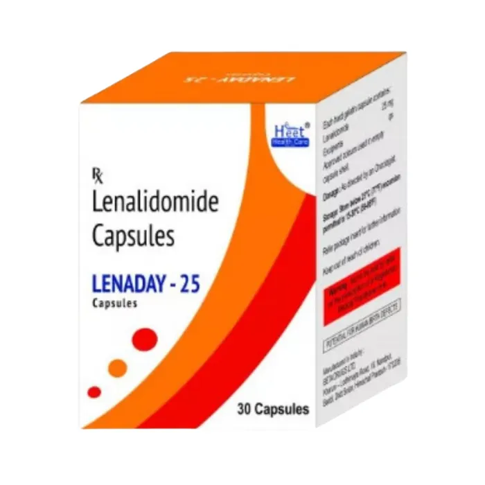 Lenaday - 25 (Hộp 30 viên) - Điều trị bệnh đa u tủy, hội chứng thần kinh đệm