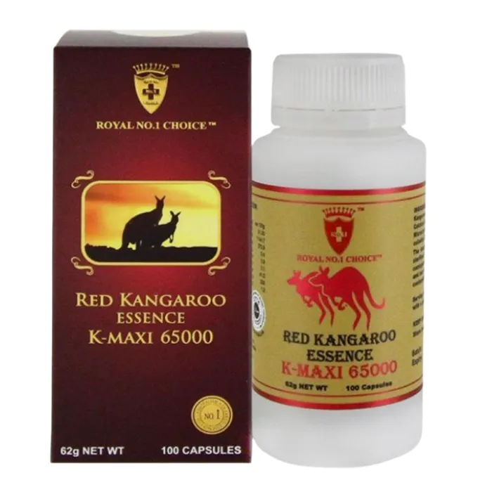 Red Kangaroo Essence K-Maxi 65000 (100 viên) - Bồi bổ sức khỏe, tăng cường sinh lý nam giới