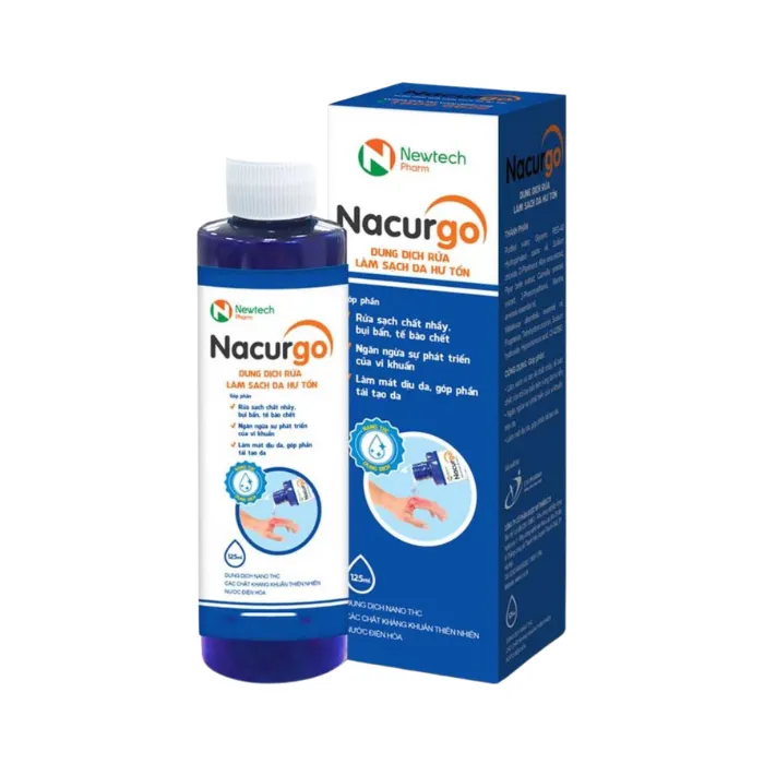 Dung dịch rửa Nacurgo (Hộp 1 lọ 125ml)