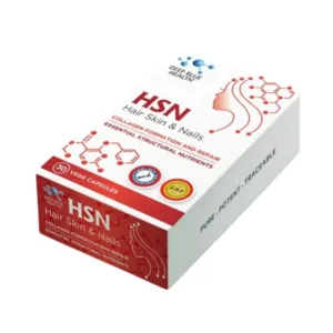 HSN Hair Skin, Nails 757mg (Hộp 30 viên) - Cải thiện làn da khô, thô ráp và lão hóa sớm