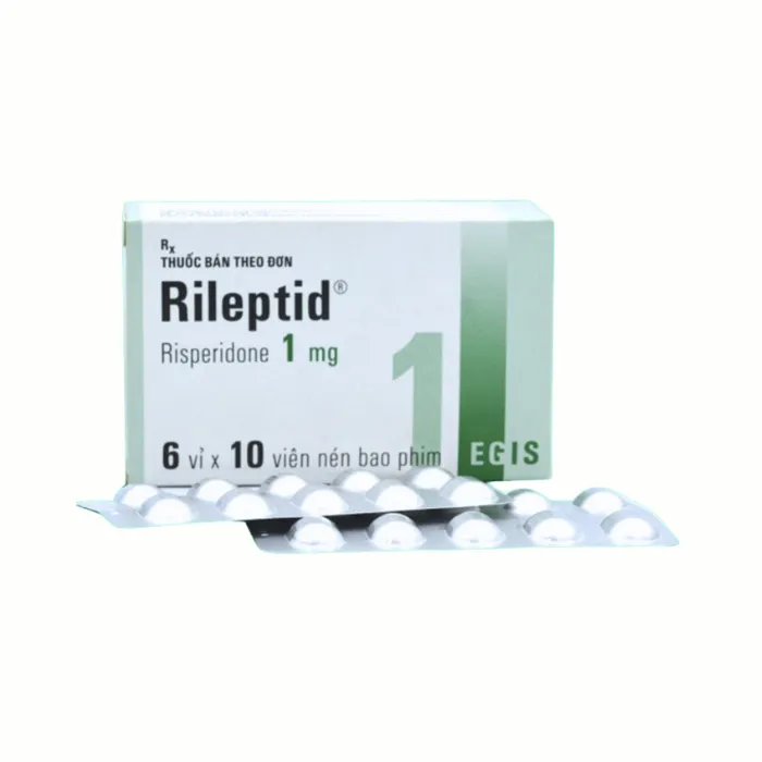 Rileptid 2mg (6 vỉ x 10 viên) - Điều trị tâm thần phân liệt cấp và mãn tính