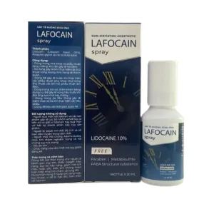 Lafocain spray (Hộp 1 lọ 20 ml) - Thuốc gây mê