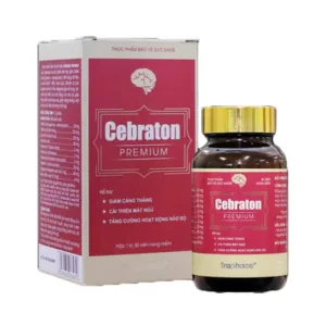 Cebraton Premium (Hộp 1 lọ 30 viên) - Điều trị đau đầu, mất ngủ do thiếu máu lên não