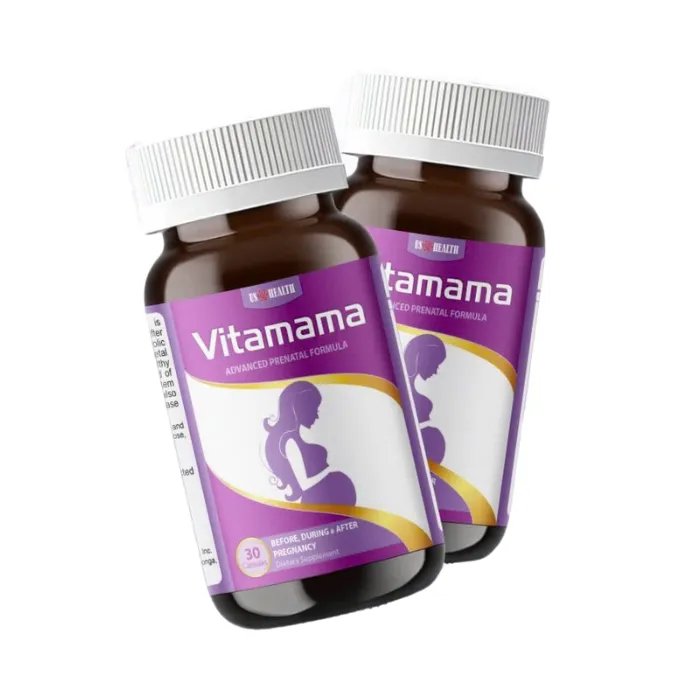 Vitamama (Lọ 60 viên) - Bổ sung Vitamin, DHA và khoáng chất toàn diện trước