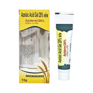 Aziderm-20% Gel (Hộp 1 tuýp 15g) - Hỗ trợ kháng khuẩn vùng da mụn, giúp làm tiêu sừng