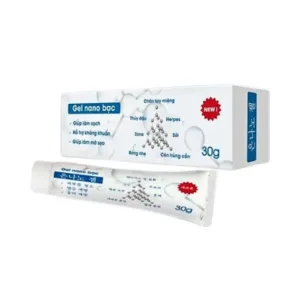 Gel nano bạc (hộp 1 tuýp 30g) - Giúp săn se niêm mạc vết thương