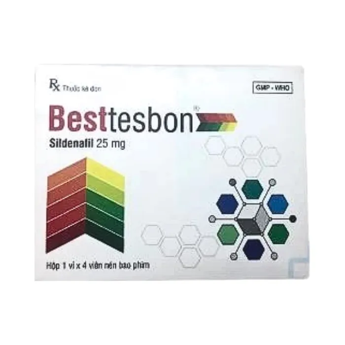Besttesbon Phương Đông (hộp 1 vỉ x 4 viên) - Điều trị rối loạn cương dương