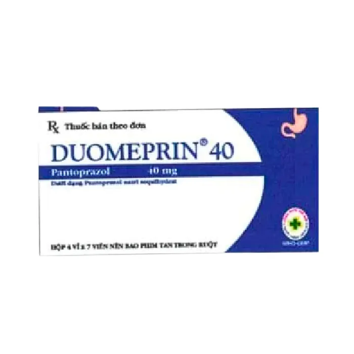 Duomeprin 40 (4 vỉ x 7 viên) - Điều trị viêm loét dạ dày tá tràng