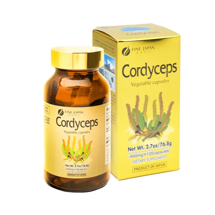 Fine Japan Cordyceps (Hộp 120 Viên) - Viên uống đông trùng hạ thảo